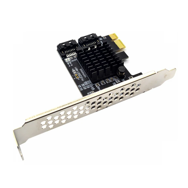 Адаптер SATA PCI-E 2 порта 3 0 на PCIe X1 X16 карта расширения PCI-e PCI Express конвертер