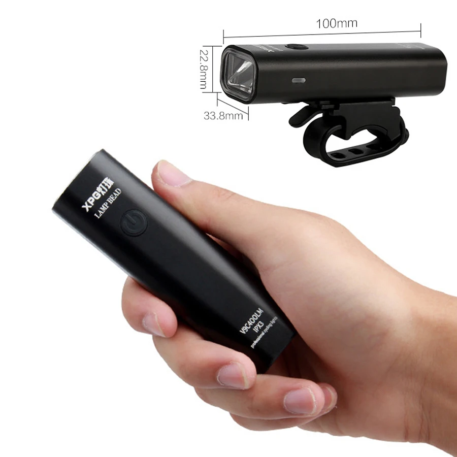 

New 400LM Bike Front Light Set Anti-glare USB Rechargeable MTB Bicycle Light With Taillight 3 Mode Led Cycling Headlight