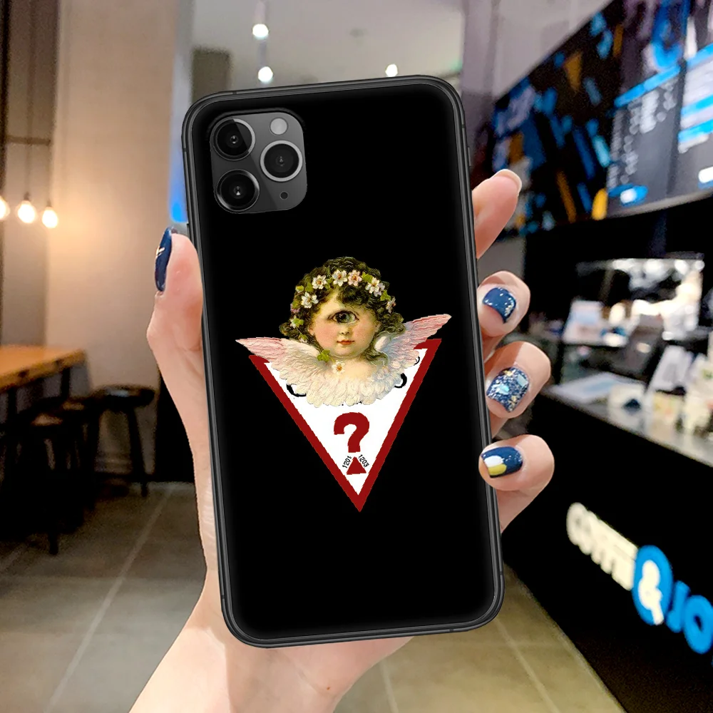 

Luxury Fashion Guess Brand Phone Case For Iphone 4 4s 5 5S SE 5C 6 6S 7 8 Plus X XS XR 11 12 Mini Pro Max 2020 black Bumper