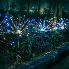 Светильник светодиодный фонарик на солнечной батарее для газона, садовый фонарь для дорожек, внутреннего дворика, рождественское праздничное украшение, 90150 светодиодов