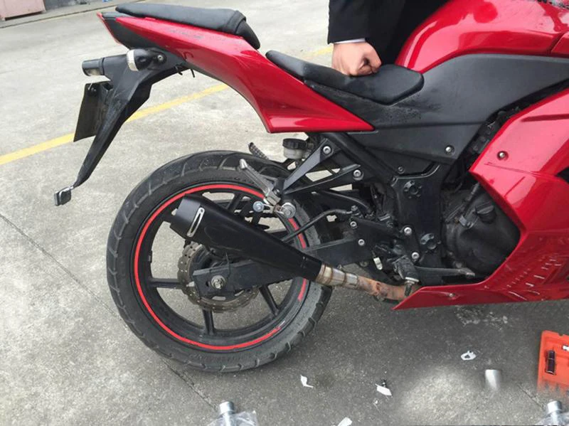 TKOSM соединение выхлопной трубы мотоцикла среднее звено адаптер Глушитель Зажим