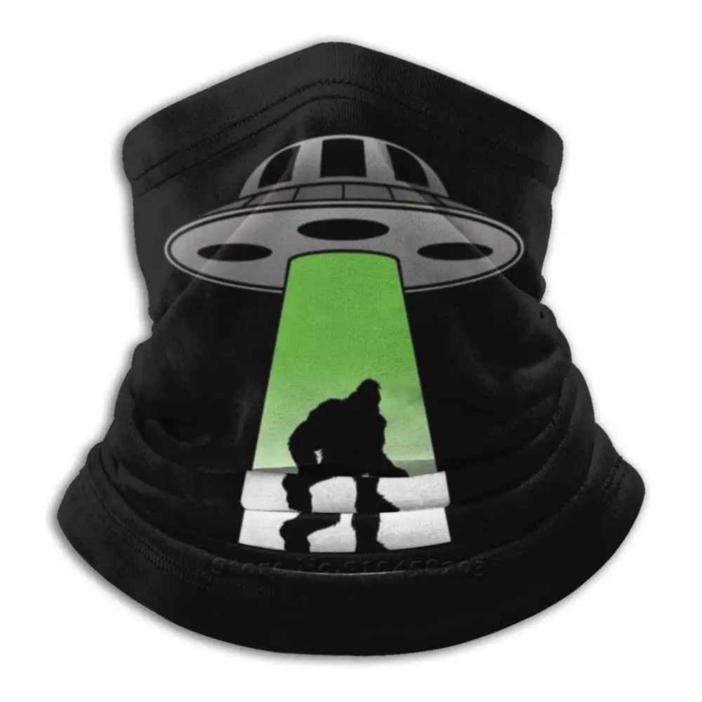 

Шарф-Бандана с изображением снежного человека, в стиле НЛО