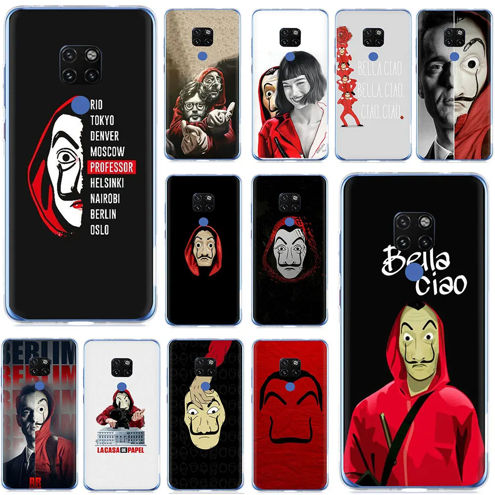 Твердый чехол La Casa De Papel для телефона Huawei Mate 10 20 30 Pro Nova 2i 3i 3 5i Lite Y5 6 7 9 2017 Prime
