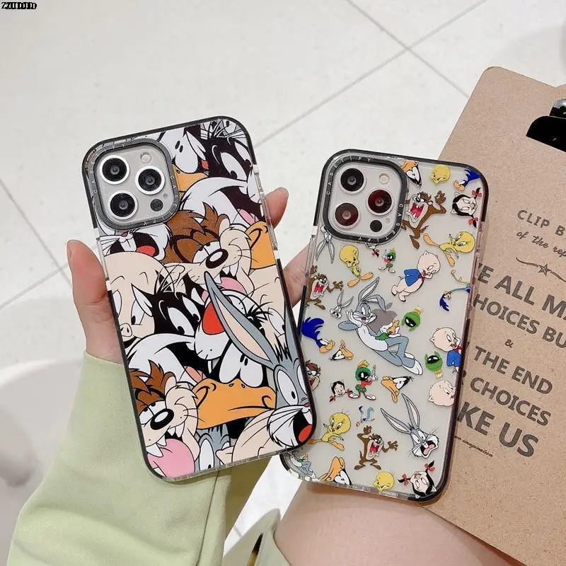 

Cute 3D Cartoon Animal Rabbit Silicone Soft Phone Case For iPhone 11 Pro Max 12 13 Mini XS Max X XR 7 8 Plus SE 2020 Cover Coque