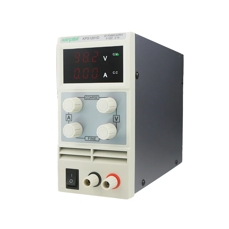 KPS1201D Adjustable Switching Regulated double LED display switch DC Power Supply protection function 110V/220V 0.1V/0.01A