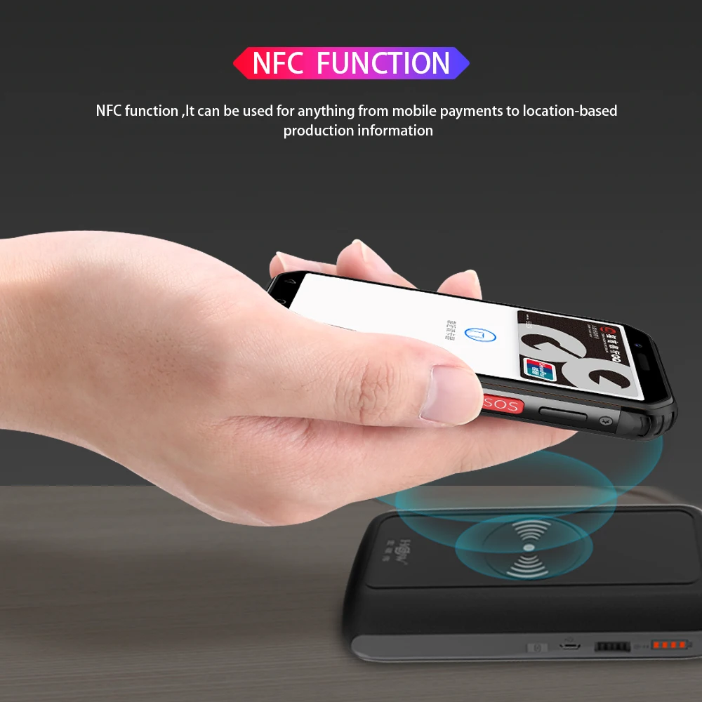 SERVO S10 Pro IP68 Waterproof mini Smartphone MTK6737 3GB 64GB NFC Walkie talkie Rugged Phone 13MP Fingerprint Face Recognition