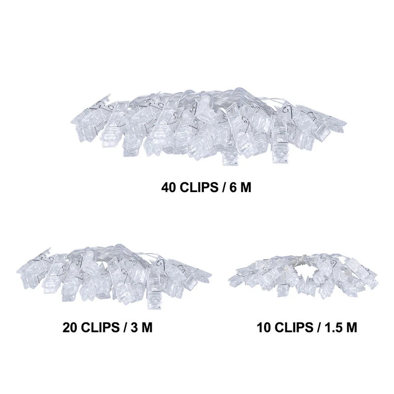 

3M 6M Photo Clip USB LED String Lights Gerlyanda for Dcor Fairy Lights Copper Wire Wedding Christmas Decoration Holiday Light