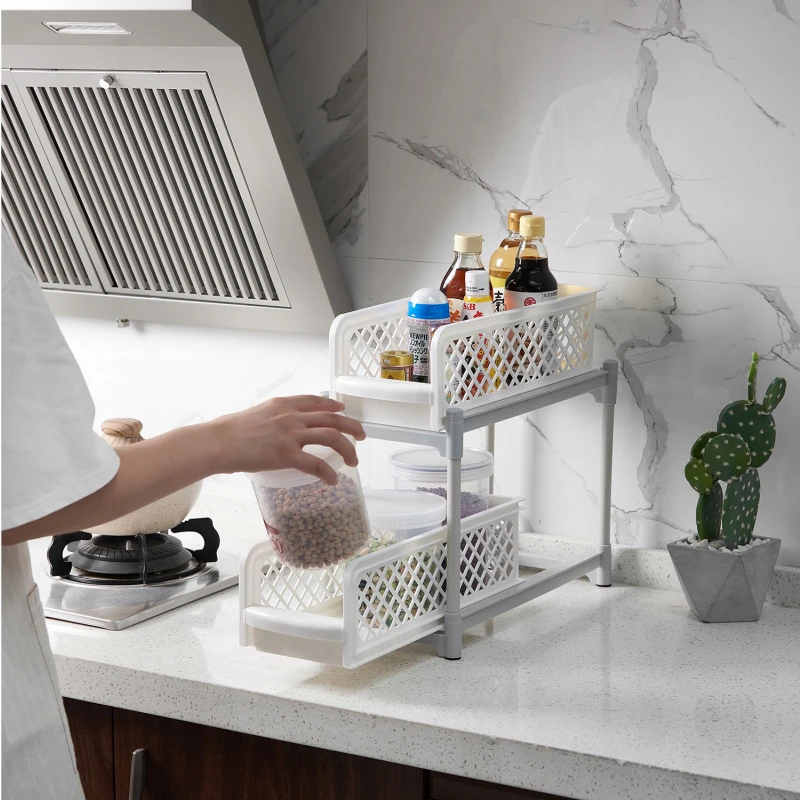 Многоярусная полка для кухни ванной косметики | Дом и сад