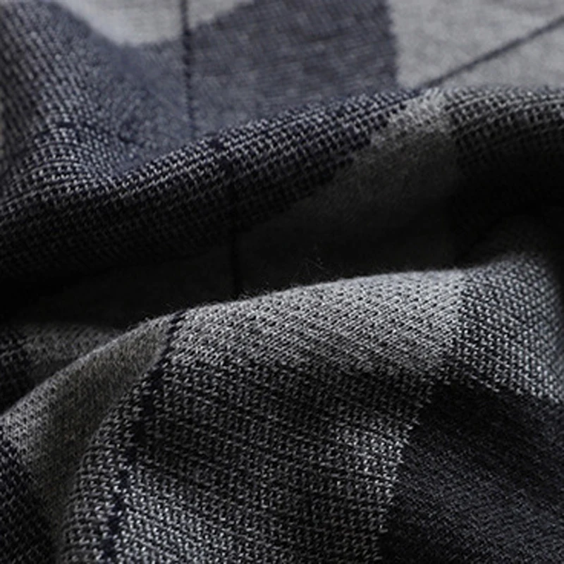 

Mens Wool Knit Tank Sweater Pullover Sleeveless V Neck Argyle Casual Fashion Jumpers Basic for Thick Autumn Winter A06231057