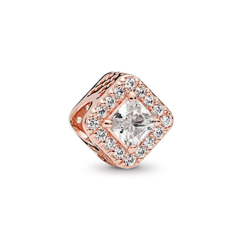 Модная подвеска Стерлинговое Серебро оригинал 1:1 Медвежонок Теодор Сияющие