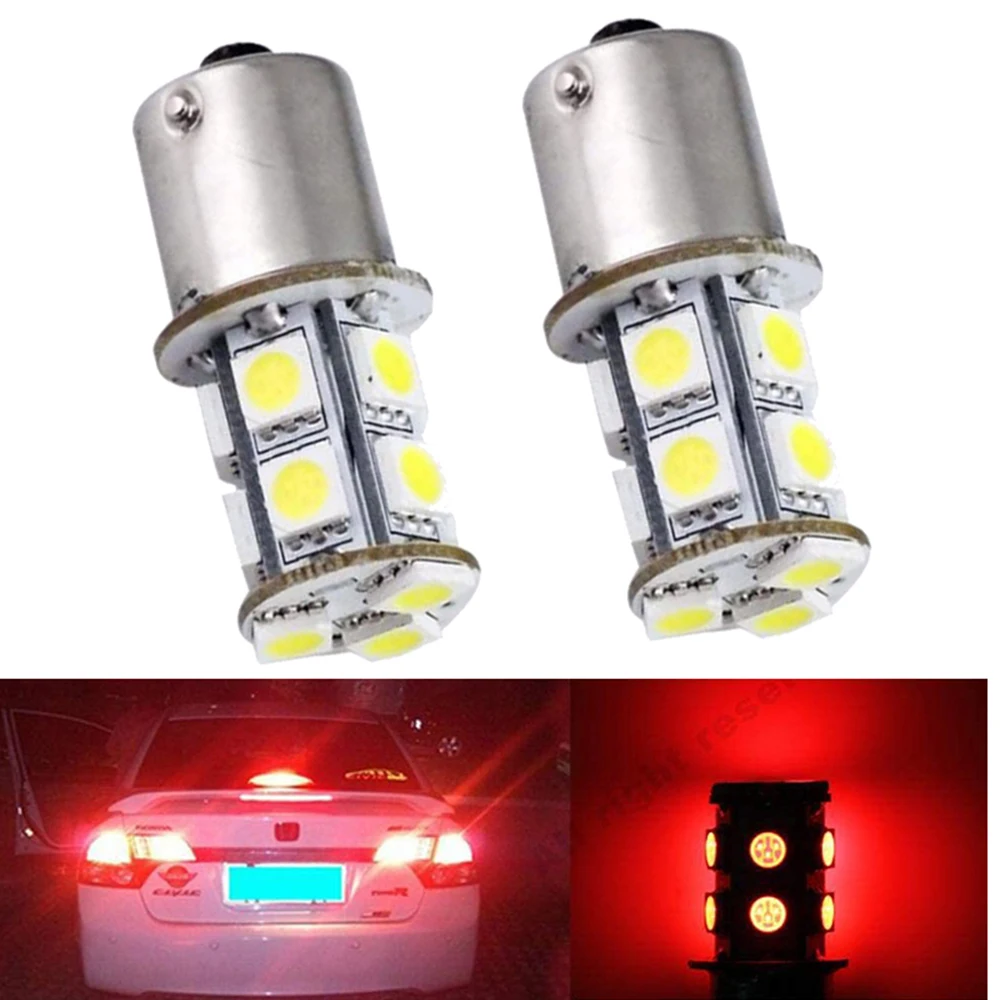 10 шт. 1156 BA15S 13 SMD СВЕТОДИОДНЫЙ ная лампа p21w R5W R10W светодиодный автомобильные лампы