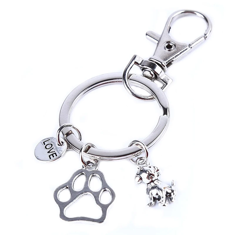 

Handmade Mad Dog/Cat Lady Charm Keychain Keychain I Love Cat Lucky Cat Chinese Cat Charm Claw Pet Give Him Her