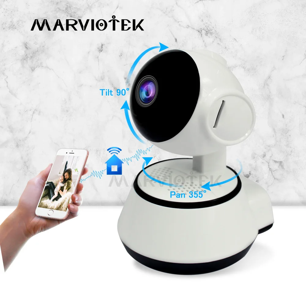 Домашняя ip камера безопасности WiFi 720 P беспроводная мини Сетевая HD CCTV