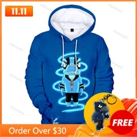 shooter shark thin childrens wear kids hoodie shooting game 3d sweatshirt max boys girls tops hoodies teen clothes