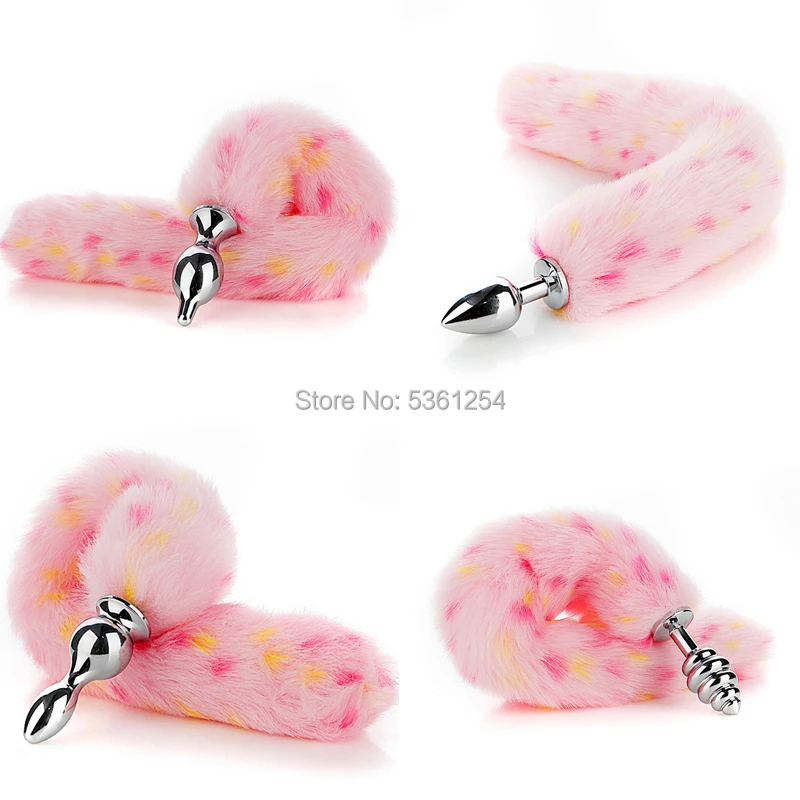 Пушистая пробка хвост для взрослых секс милая любовь БДСМ игрушки инструмент
