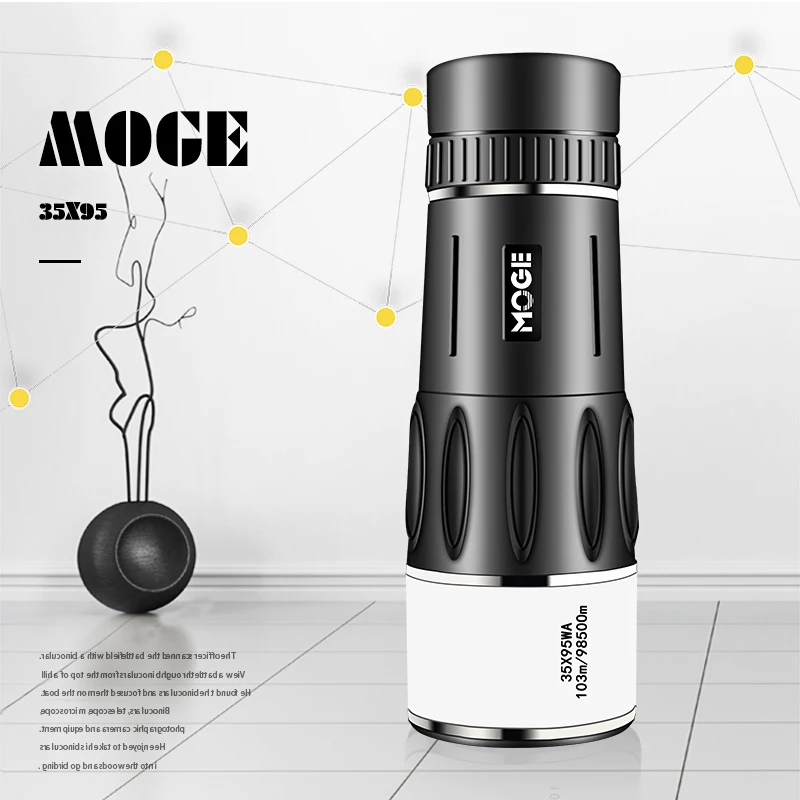 Высокая мощность 35X95 телескоп с одним окуляром телескопа monoculo большой дальности