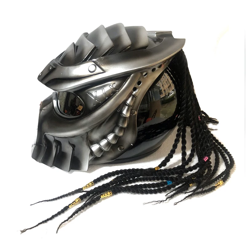 

Мотоциклетный шлем Predator на все лицо, шлем для велоспорта Alien