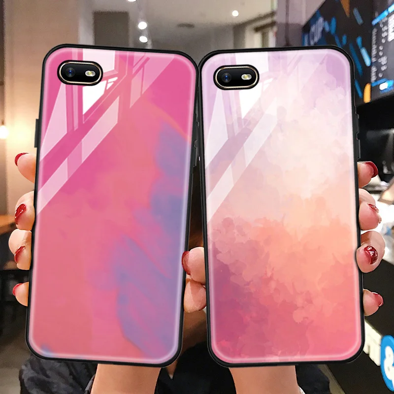 

Realme GT NEO Case INS Sunset Glow For OPPO Realme 8i 7 9i 6 6i 5 Pro C21 C11 Q3 Pro Glass Cover Realme Narzo 30 Bumper Fundas