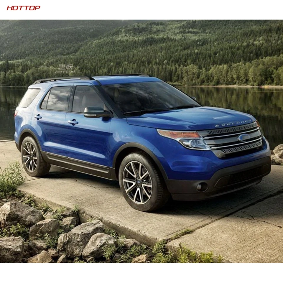 Для Ford Explorer 2011 2012 2013 ABS хромированный Автомобильный задний светильник абажур для лампы с металлическим каркаксом отделка 2 шт./компл