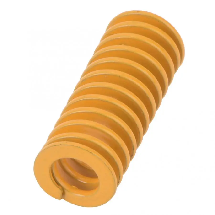 

2Pcs OD 10mm ID 5mm Mould Die Springs High Accuracy Steel Less Light Load Mould Spring Yellow