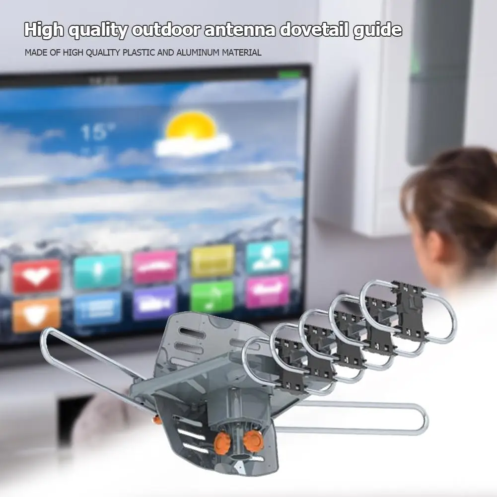 

Practical 360-Degree Rotation UV Dual Bands Outdoor Install-Free Antenna