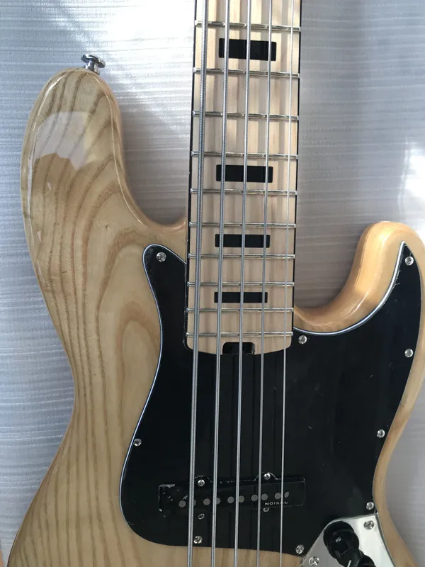 Бесплатная доставка высокое качество 5 аккордов Джазовый бас тело из ясеня