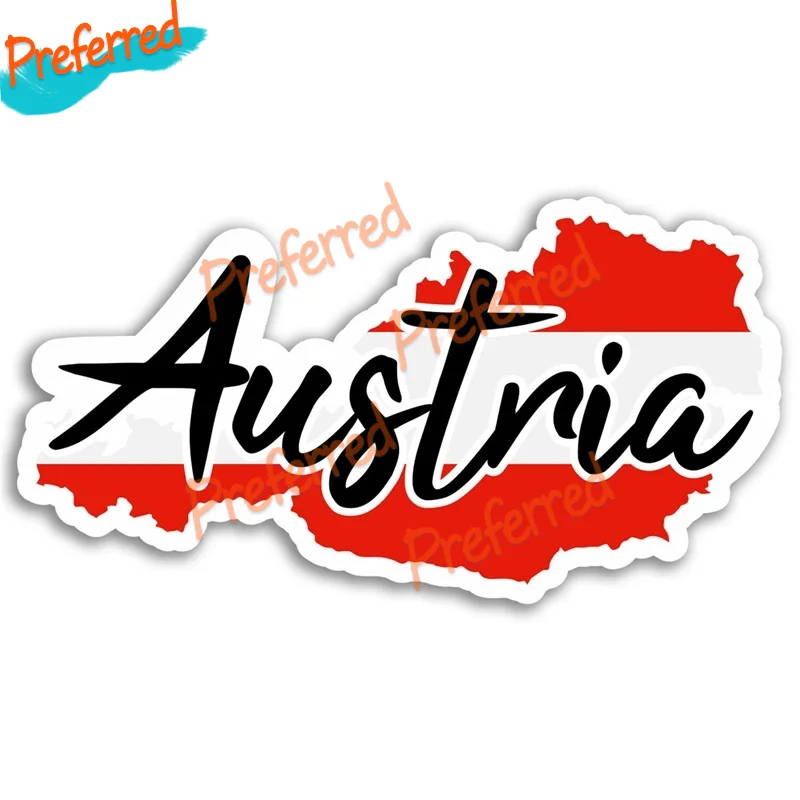 

Austria Map Vinyl Decals - Flag Travel Decal Motocross Racing Laptop Helmet Trunk Wall Car Sticker Die Cutting