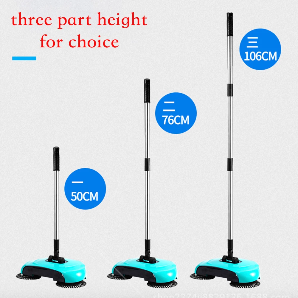 

Magic Broom Stainless Steel Sweeper Machine Hand Push Dustpan Handle Household Cleaning household cleaning tools accessories