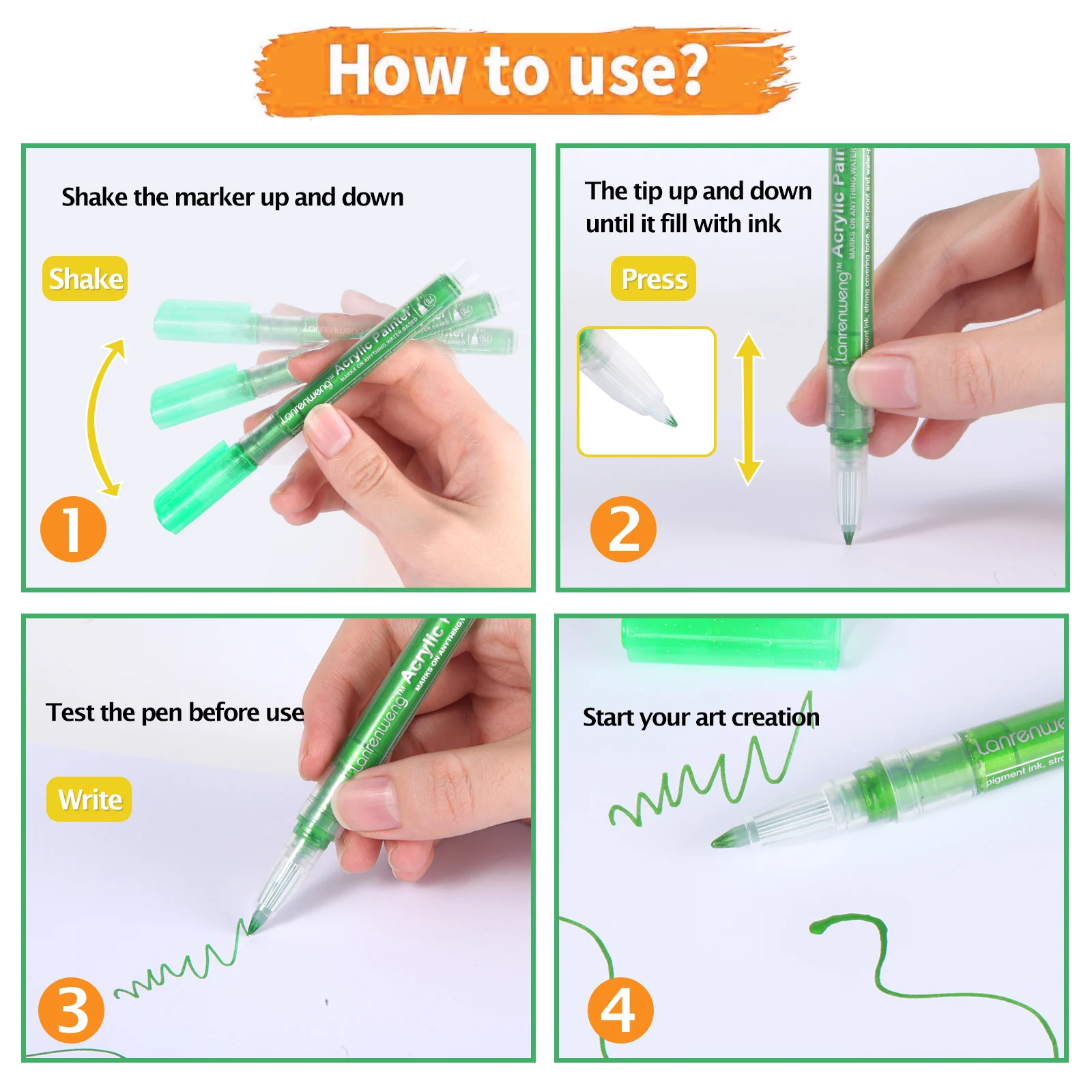Набор маркеров для рисования акриловыми красками 60 цветов в холсте с сумкой