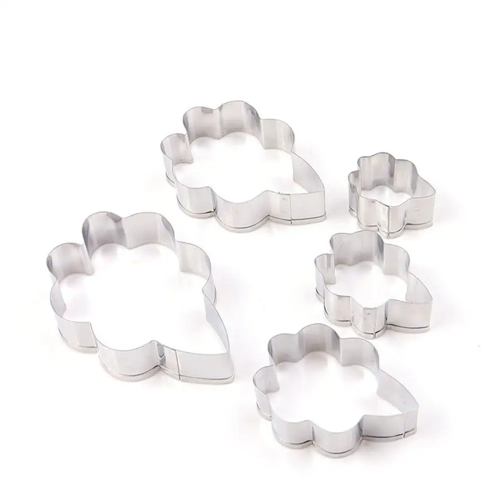 

5 шт. форма для торта, декоративные формы для помадки, лепесток цветов, печенье, резак, форма, «сделай сам», аксессуары для украшения, жаростой...