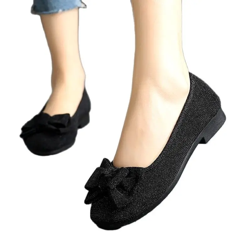 Women Casual Boat Shoes 2021 New Ladies Slip On Ballet Flats Comfy Soft Zapatos Mujer Red Walking Footwear 2021 Spring New Style