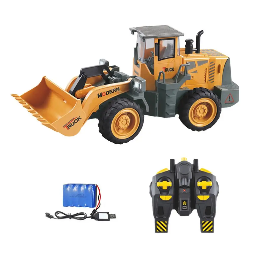 

RC Excavator Toy RC Hydraulic Car Construction Vehicle 8 Channel Bulldozer 2.4GHz radio remote control for over 8 year olds Kids