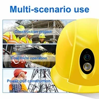 Hard Hat Field Recorder Wearable Camera with Remote Supervisory Laser Positioning WiFi Encryption Protection64G