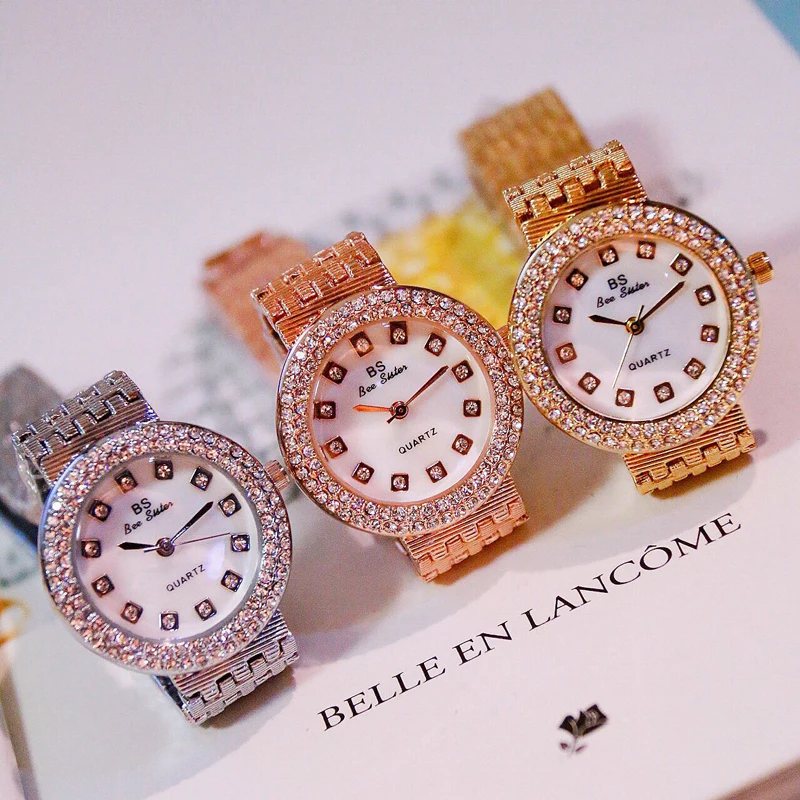 

Rose Gold Watches Women 2021 Luxury Designer Brand Diamond Wrist Watch For Women Stainless Steel Women Watches Montre Femme 2020