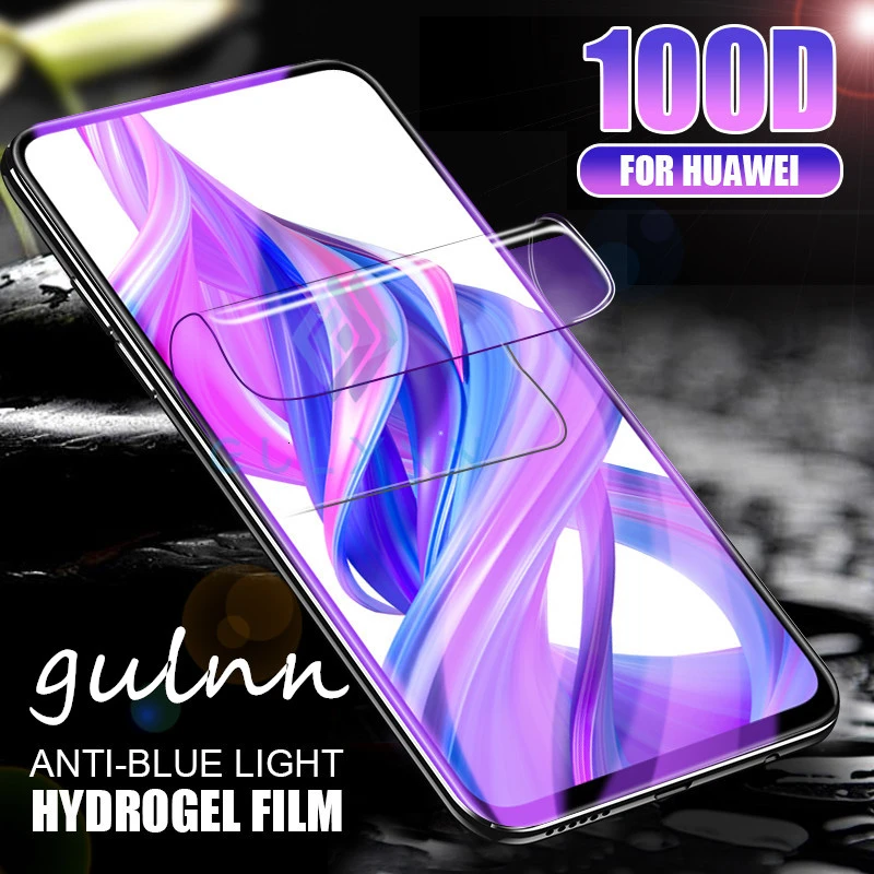 100D для Huawei Honor 20 30 9X S Pro Plus Передняя Мягкая ТПУ Прозрачная Гидрогелевая пленка