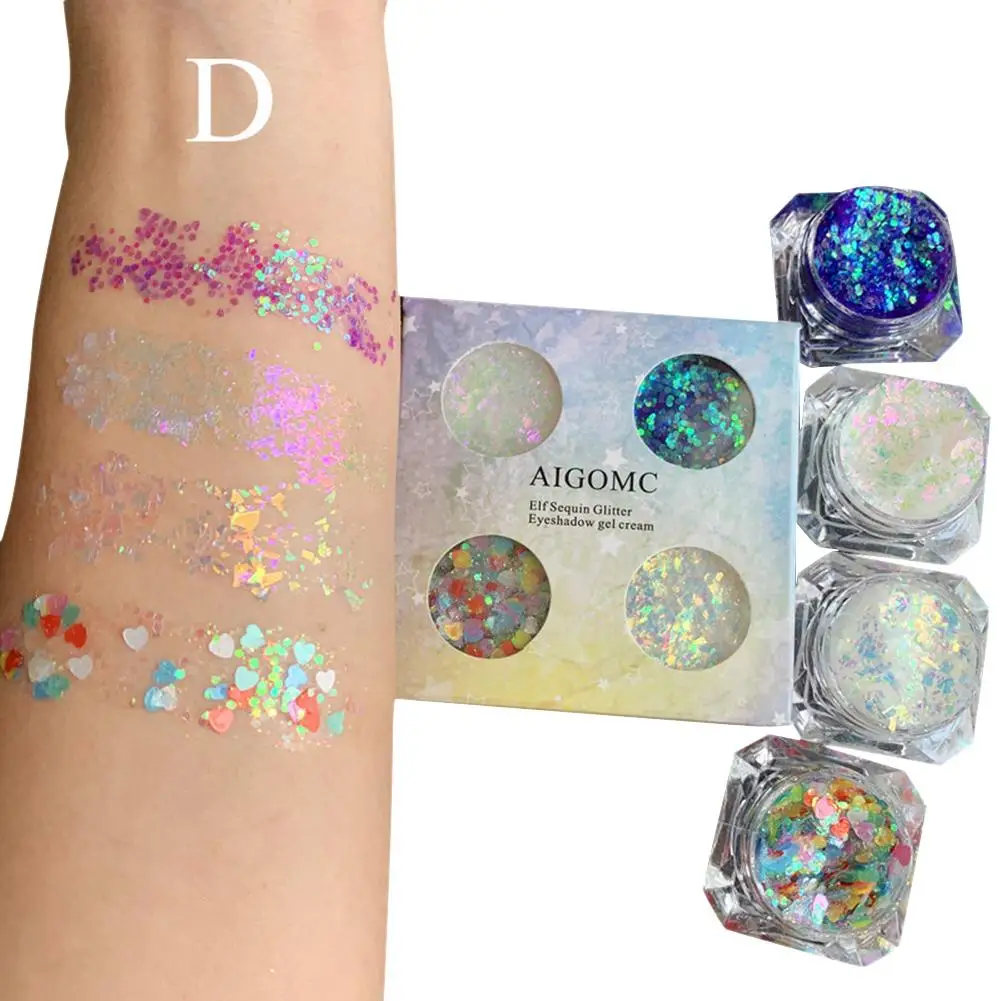 Блестящий блестящий гель для ногтей лица глаз губ волос блеск тела маскарада