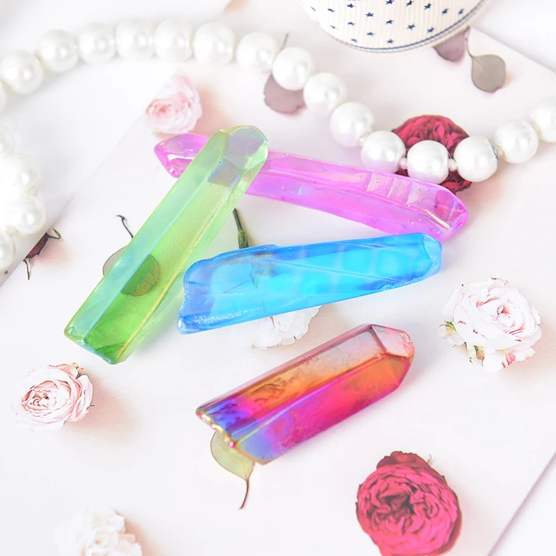 1 шт. разноцветные натуральные грубые кристаллы кварцевый кристалл целебные