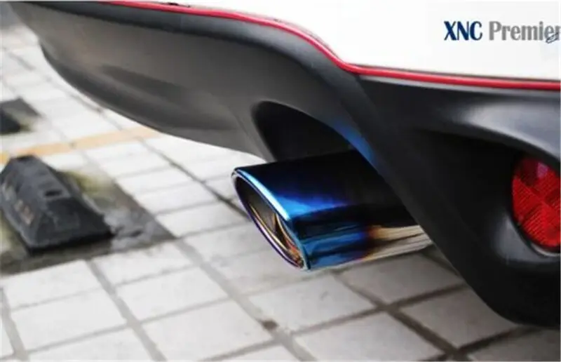 

for ASX RVR Outlander Sport 2010- 19 Blue Rear Exhaust Muffler End Tail Pipe Tip