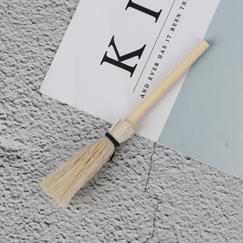 Новинка 1/12 миниатюрный кукольный домик Besom деревянная мебель ведьмы статуэтки