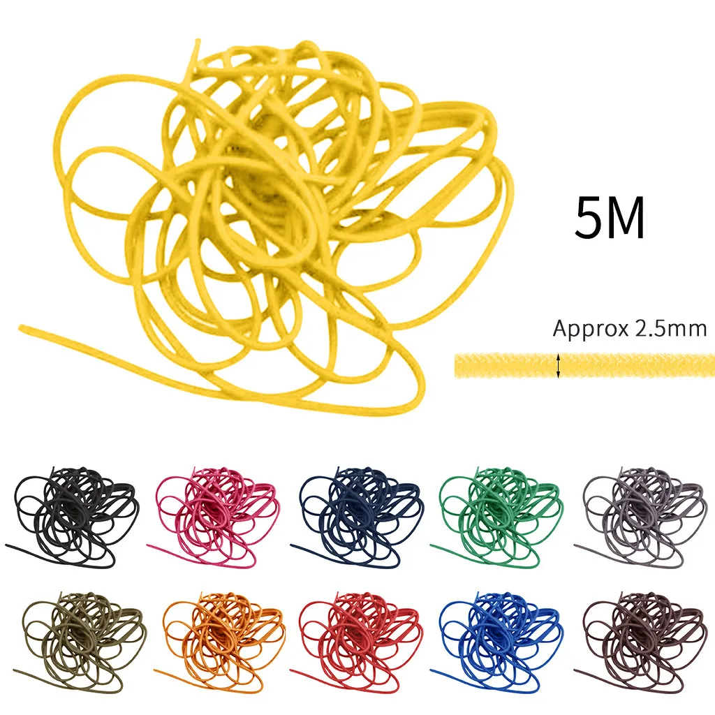 Длина 5 м шнур с эластичной нитью гибкий эластичный для рукоделия аксессуары