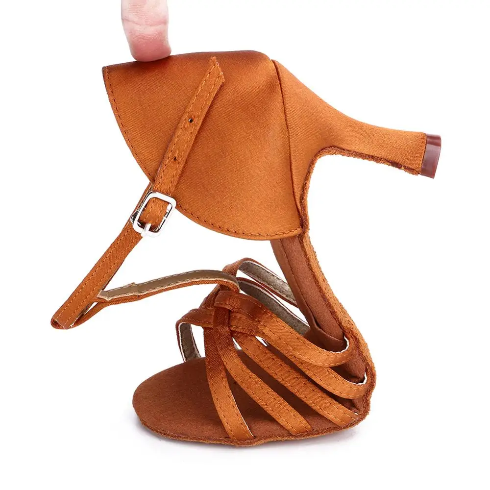 Туфли для латиноамериканских танцев мягкая подошва профессиональные атласные