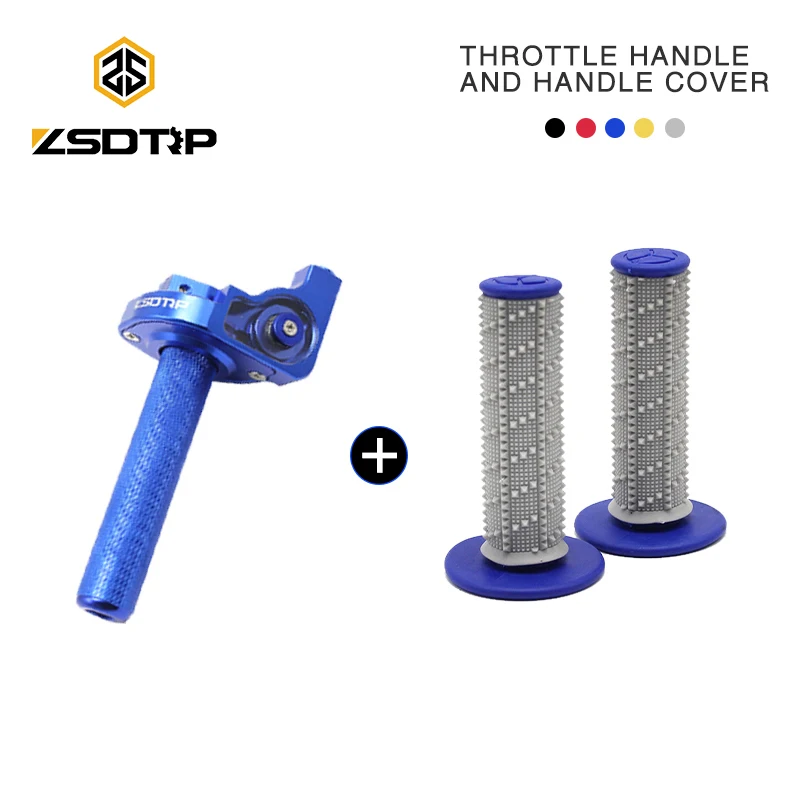 ZSDTRP мотоцикл CNC алюминиевая ручка дроссельной заслонки Быстрый Твистер + ручки