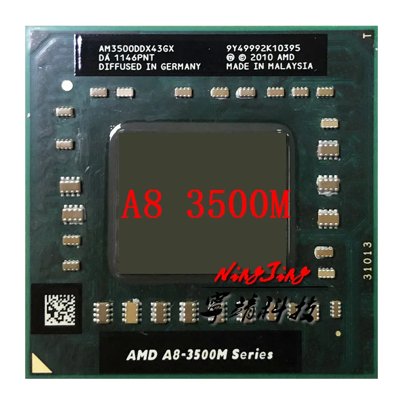 Процессор AMD A8-Series A8-3500M A8 3500M 1,5 GHz четырехъядерный процессор AM3500DDX43GX Socket FS1