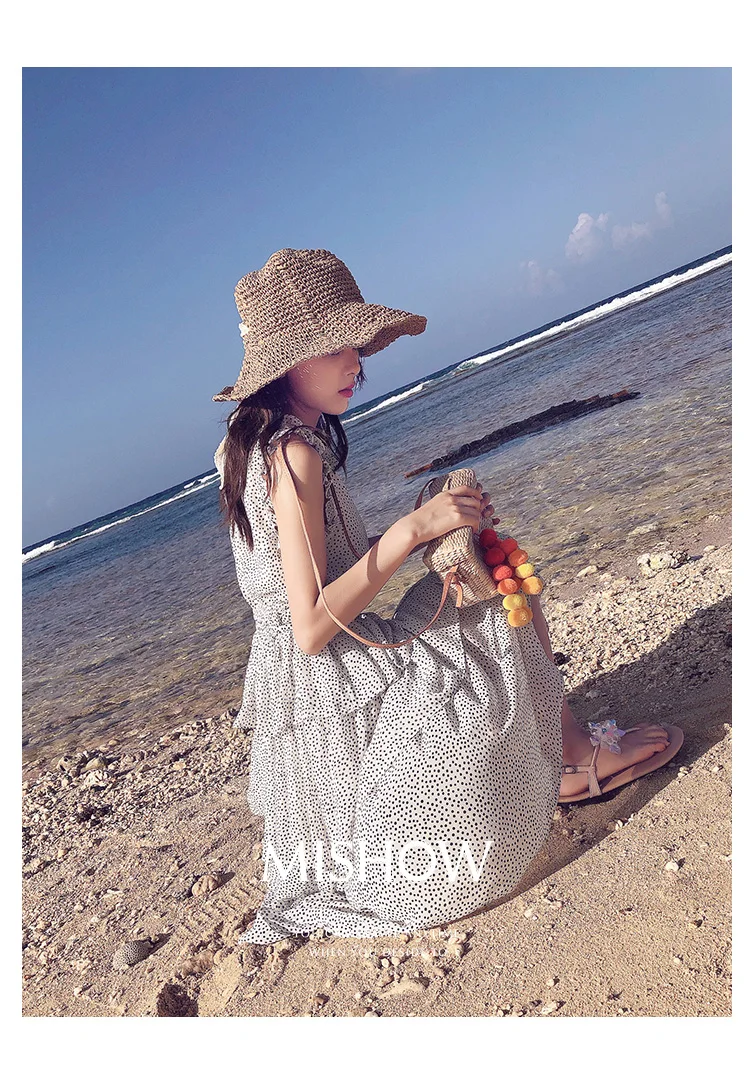 Mishow Женское платье-миди с оборками Многоуровневое платье Летниое повседневное шифоновое платье для женщин Пляжное платье MX18B1178