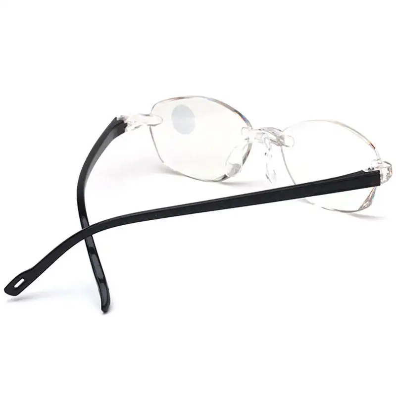 Мужские пресбиопические очки Gafas черные без рамки женские розовые для чтения + 1 0 5