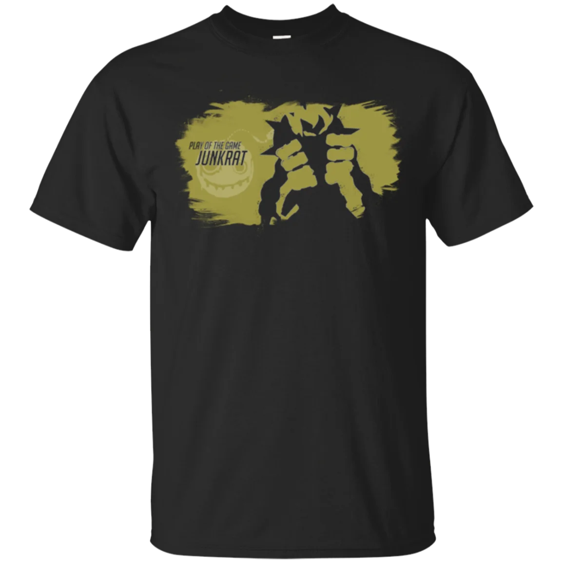 Мужская футболка с принтом хлопковая Футболка Junkrat Base женская коротким рукавом и
