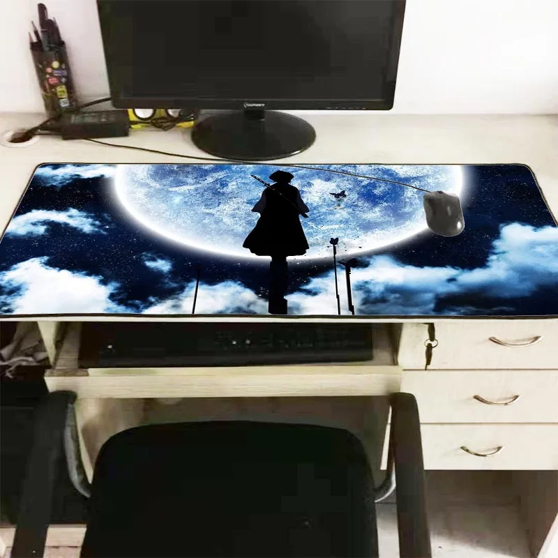 Mairuige японский отбеливатель Rukia Moon Большой игровой коврик для мыши геймер запирающийся край клавиатуры коврик для мыши игровой Настольный коврик для мыши для CS GO