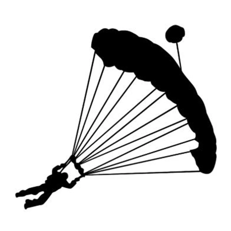 Лидер продаж, 4x4 внедорожник, парашютный парашют, экстремальный спорт, автомобильные наклейки, наклейки для бампера, окна KK 16*16 см