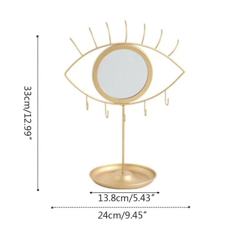 

Jewellery Display Stand with Eye Mirror for Chains/Pendants/Rings/Earrings/Watch