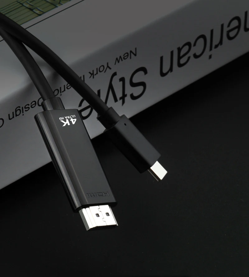 4K USB C HDMI кабель Тип к ТВ для MacBook Samsung Galaxy S10 + S10e S9/S8 Plus/Note9 Huawei Mate20 P20 Pro видео